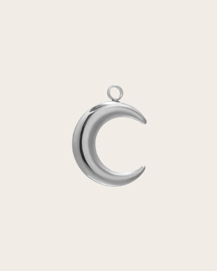 Mond Charm Silber