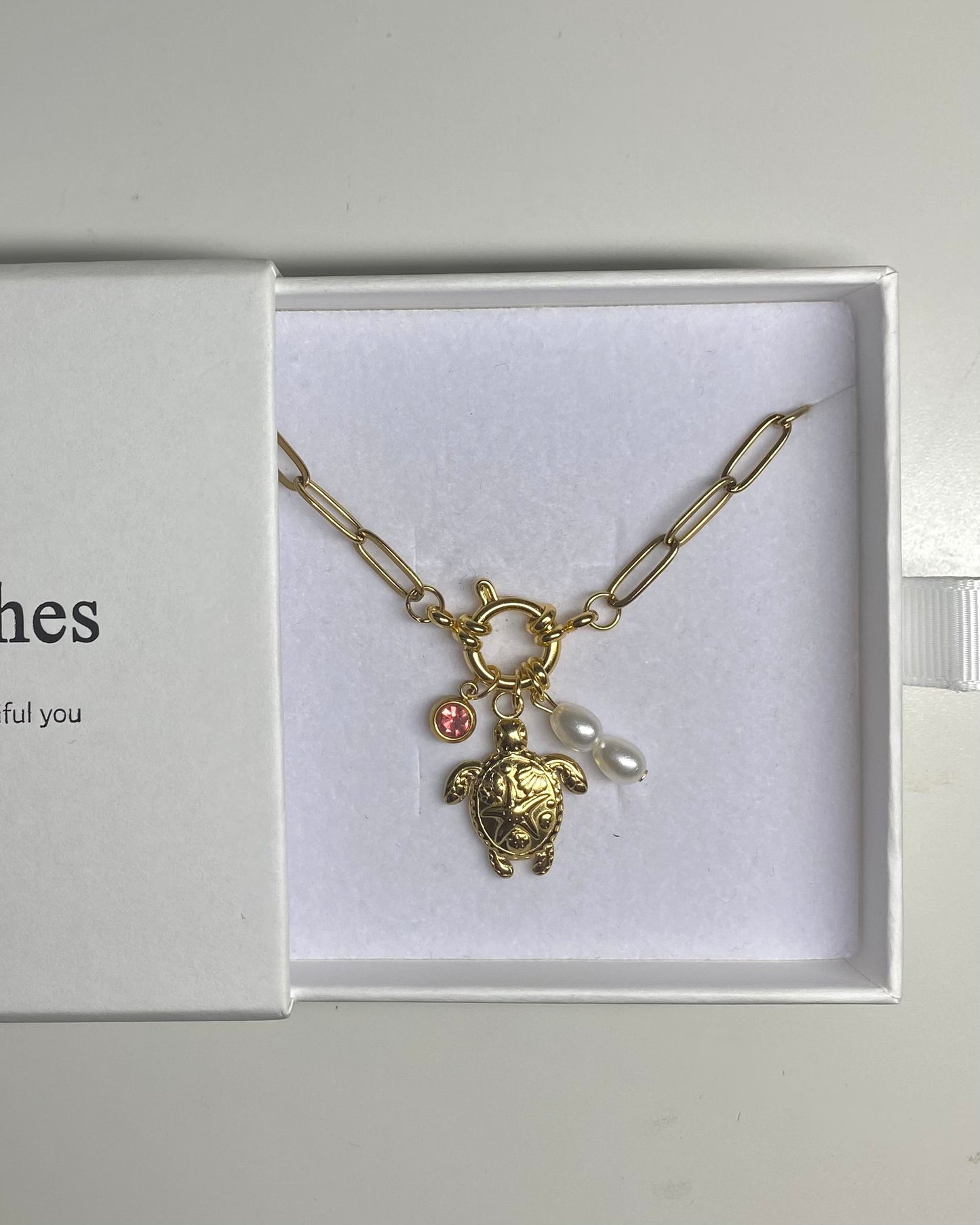Tortue Charm Necklace