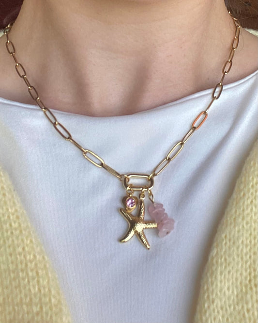Ocean Necklace Rose