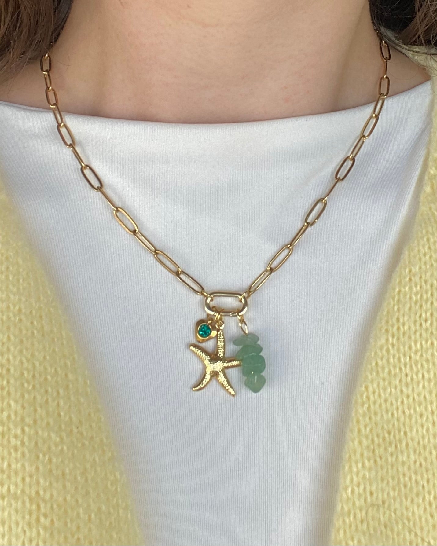 Ocean Necklace Green